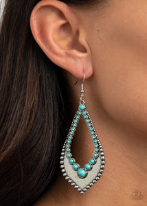 Blue,Earrings Fish Hook,Essential Minerals Blue ✧ Earrings