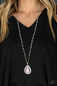 Cat's Eye,Necklace Long,Purple,Fashion Flaunt Purple ✨ Necklace