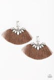 Formal Flair Brown ✧ Fringe Post Earrings Post Earrings