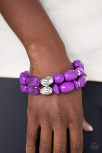 Bracelet Stretchy,Purple,Fruity Flavor Purple  ✧ Bracelet