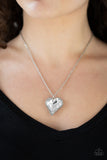 Heart Flutter White ✧ Necklace Short