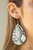 Hiss, Hiss White ✧ Leather Earrings Earrings