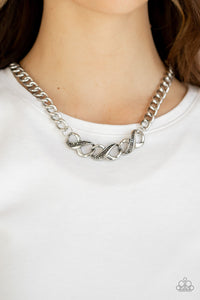 Hematite,Necklace Short,Silver,Infinite Impact Silver ✨ Necklace