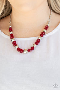 Holiday,Necklace Short,Red,Jewel Jam Red ✧ Necklace