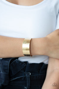Bracelet Cuff,Gold,Mixed Vibes Gold ✧ Bracelet