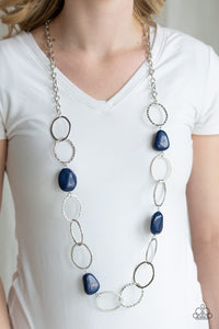 Blue,Necklace Long,Modern Day Malibu Blue ✨ Necklace