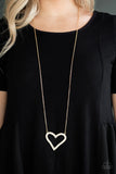 Pull Some HEART-strings Gold ✧ Necklace Long