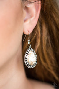 Earrings Fish Hook,White,Sahara Serenity White ✧ Earrings