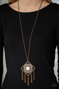 Copper,Necklace Long,Sandstone Solstice Copper ✨ Necklace