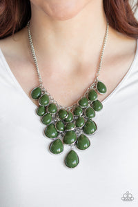 Green,Necklace Short,Shop Til You TEARDROP Green ✨ Necklace