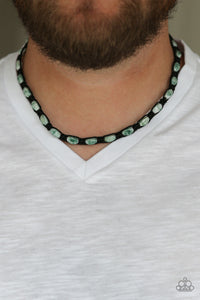 Bracelet Button Loop Closure,Green,Urban Necklace,Slip and ROCKSLIDE Green ✨ Urban Necklace