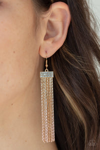 Earrings Fish Hook,Gold,Twinkling Tapestry Gold ✧ Earrings