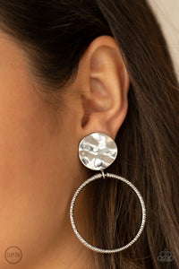 Earrings Clip-On,Silver,Undeniably Urban Silver ✧ Clip-On Earrings