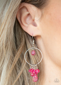 Earrings Fish Hook,Pink,Where The Sky Touches The Sea Pink ✧ Earrings