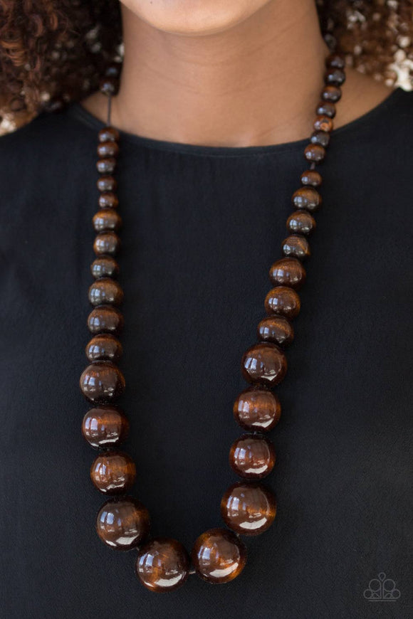 Effortlessly Everglades Brown ✨ Necklace Long