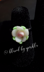 Multi-Colored,SS Ring,Spring Flower Starlet Shimmer Ring