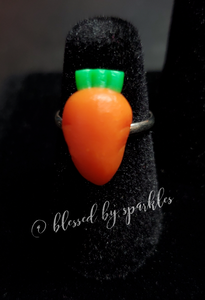 Easter,Orange,SS Ring,Carrot Starlet Shimmer Ring