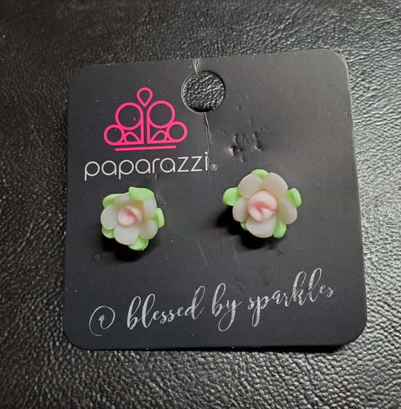 Spring Flower Starlet Shimmer Earrings SS Earring