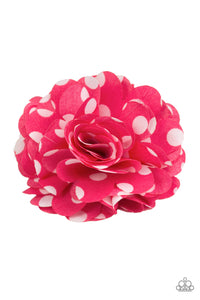 Blossom Clip,Pink,Polka Posy Pink ✧ Blossom Hair Clip