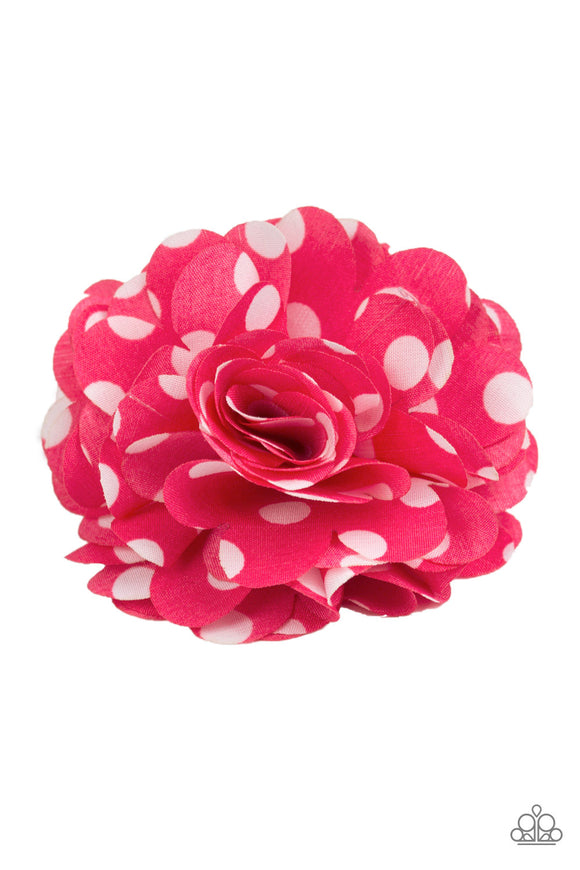 Polka Posy Pink ✧ Blossom Hair Clip Blossom Hair Clip Accessory