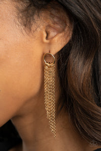 Earrings Post,Gold,Divinely Dipping Gold ✧ Post Earrings