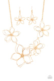 Flower Garden Fashionista Gold ✨ Necklace Short