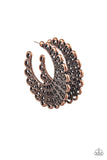 Funky Flirt Copper ✧ Hoop Earrings Hoop Earrings