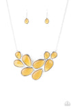 Iridescently Irresistible Yellow ✨ Necklace Short