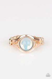 Gold,Ring Skinny Back,It Just Goes To GLOW Rose Gold ✧ Ring