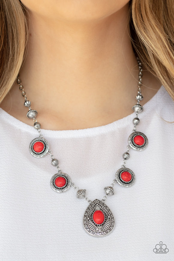 Mayan Magic Red ✨ Necklace Short