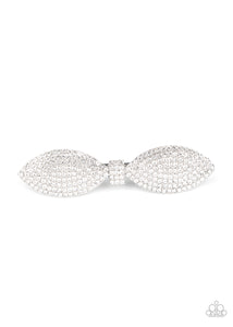 Hair Clip,Holiday,White,Mind-BOWing Sparkle White ✧ Hair Clip