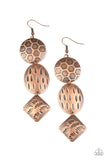 Mixed Movement Copper ✧ Earrings Earrings