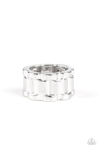 Men's Ring,Silver,Modern Machinery Silver ✧ Ring