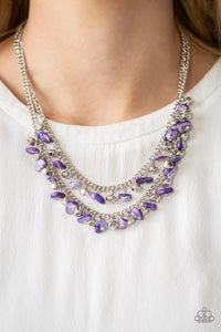 Necklace Short,Purple,Sets,Pebble Pioneer Purple ✨ Necklace