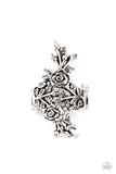 Rustic Rose Gardens Silver ✧ Ring Ring