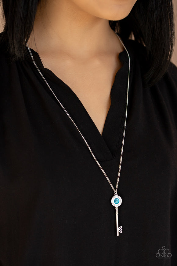 Secret Shimmer Blue ✨ Necklace Long