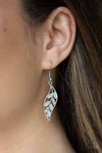 Cat's Eye,Earrings Fish Hook,Sets,White,Sparkling Stems White ✧ Earrings