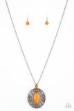 Sunset Sensation Orange ✨ Necklace Long