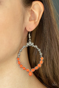 Earrings Fish Hook,Orange,Thai Treasures Orange ✧ Earrings
