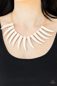 Necklace Short,White,Tusk Tundra White ✨ Necklace