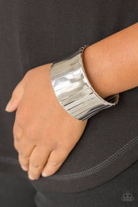Bracelet Cuff,Silver,Urban Uptrend Silver ✧ Bracelet