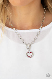 Mother,Necklace Short,Necklace Toggle,Red,With My Whole Heart Red ✧ Necklace