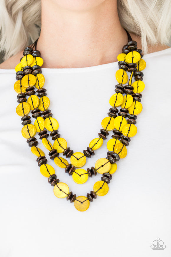 Key West Walkabout Yellow ✨ Necklace Long