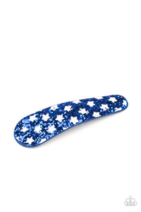 4thofJuly,Blue,Hair Clip,Patriotic,All American Girl Blue ✧ Hair Clip