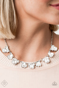 Fiercely 5th Avenue,Necklace Short,White,BLING to Attention White ✧ Necklace