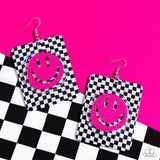 Cheeky Checkerboard Pink ✧ Earrings