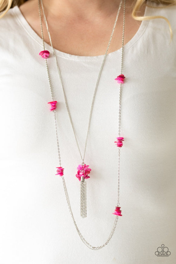 Cliff Cache Pink ✨ Necklace Long