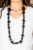 Cozumel Coast Black ✨ Necklace Long