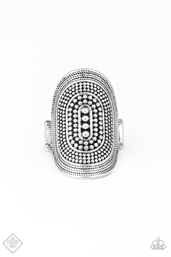 Dotted Decor Silver ✧ Ring Fashion Fix