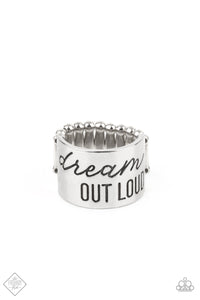 Inspirational,Ring Wide Back,Silver,Sunset Sightings,Dream Louder ✧ Ring